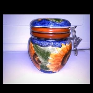 New Sunflower Canister with Candle